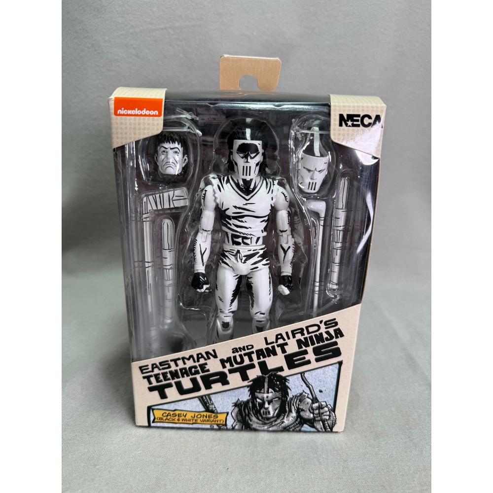 Teenage Mutant Ninja Turtles Casey Jones TMNT Black White Variant NECA 2024 NIB